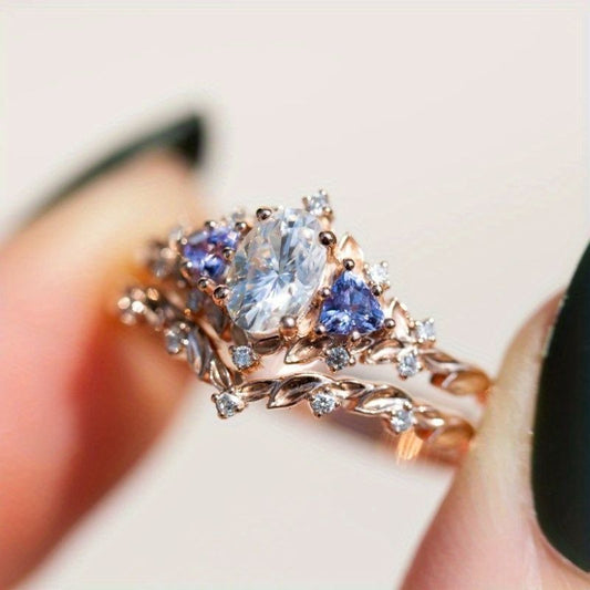 Anillo Vintage Brillante de Oro