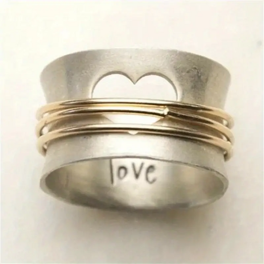 Anillo vintage de amor precioso