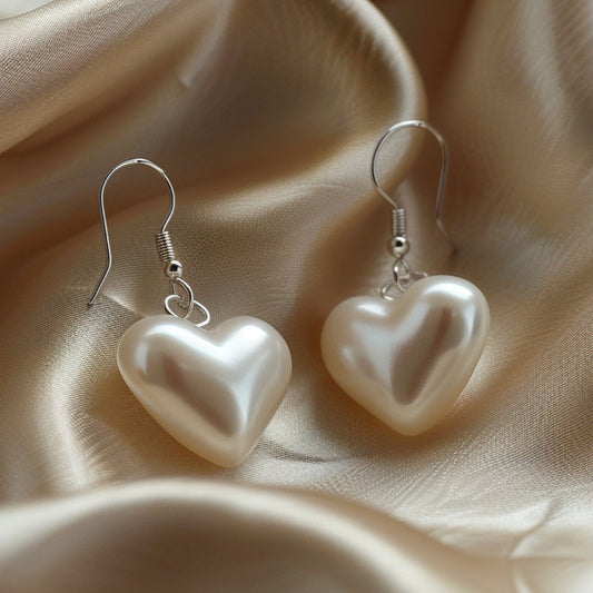 Pendientes de Corazón de Perla