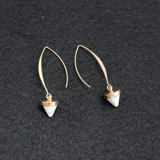 Pendientes Vintage de Diamantes y Turquesa