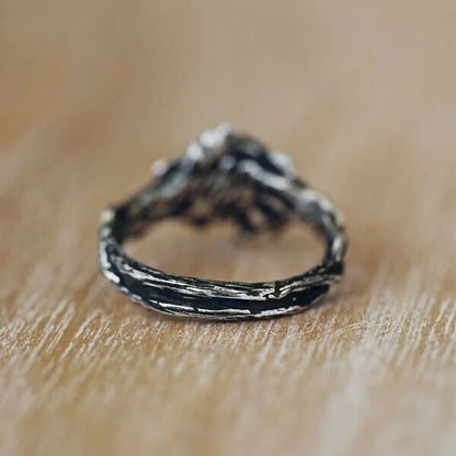 Anillo de Piedra Luna Celestial