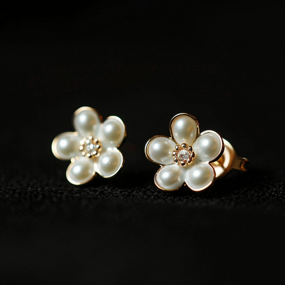 Aros de Flor de Perla