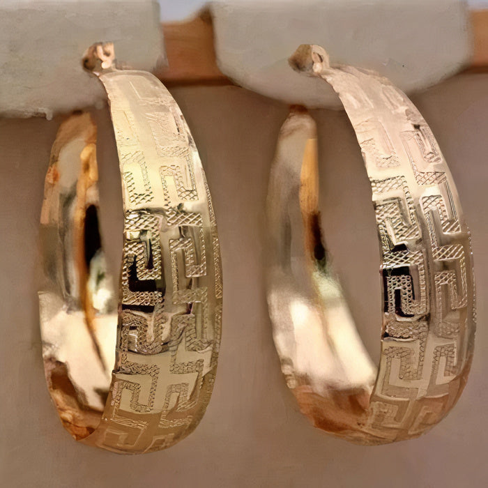 Pendientes Étnicos Vintage en Oro