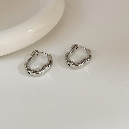 Pendientes Vintage Irregulares en Oro y Plata