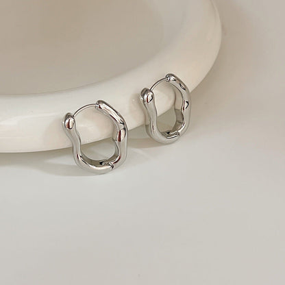 Pendientes Vintage Irregulares en Oro y Plata