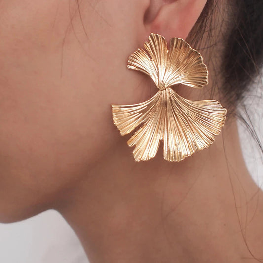 Pendientes Geométricos Bohemios de Oro