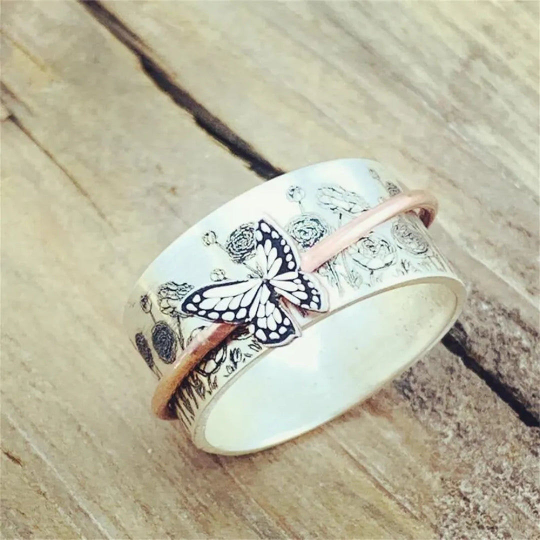 Anillo Vintage de Mariposa