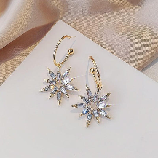 Pendientes de Cristal Estrella
