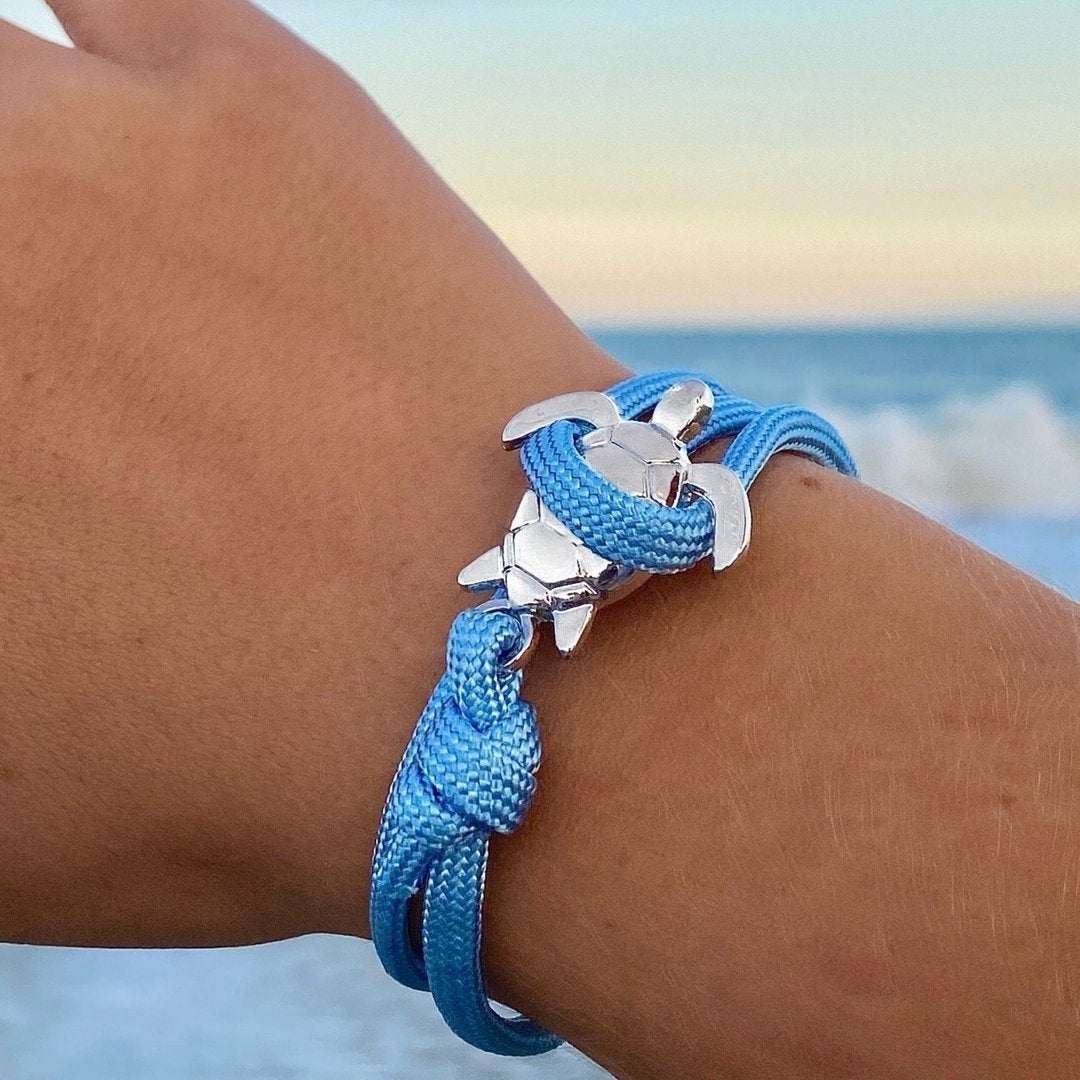 Pulsera de tortuga marina hecha a mano