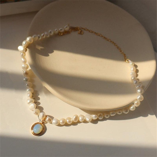 Colgante de perla de piedra de luna
