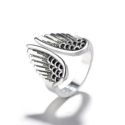 Anillo de ángel ajustable en plata de ley 925