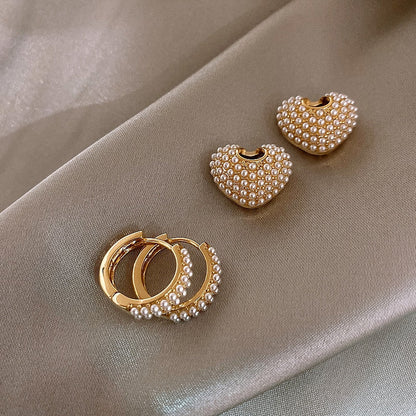 Pendientes de Perla de Amor en Oro