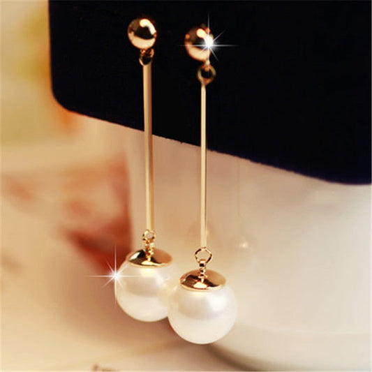 Pendientes de lujo con perlas especiales hechas a mano
