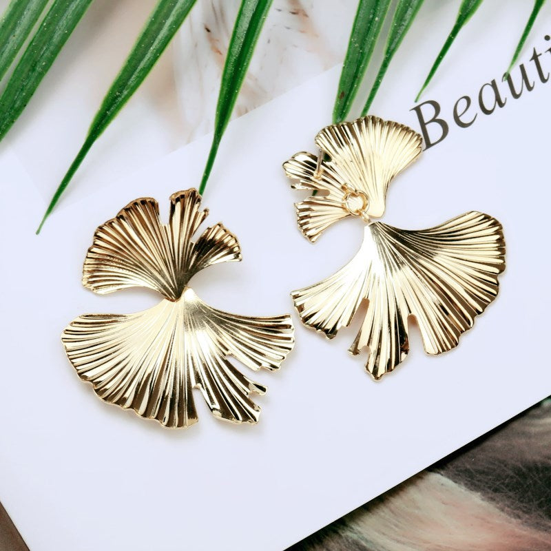 Pendientes Geométricos Bohemios de Oro