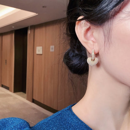 Pendientes de Perla de Amor en Oro