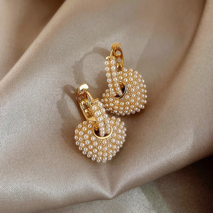 Pendientes de Perla de Amor en Oro