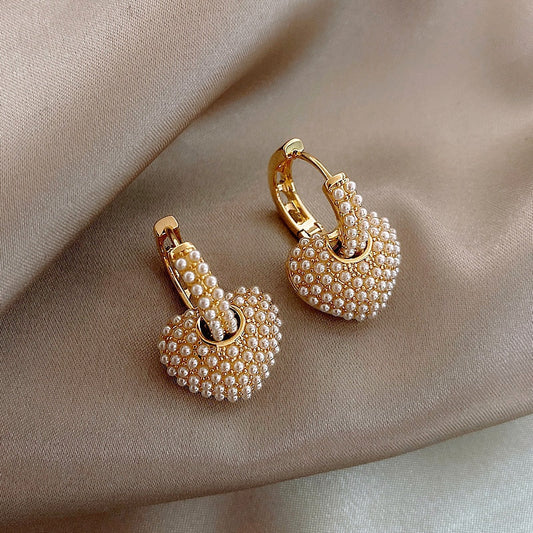 Pendientes de Perla de Amor en Oro