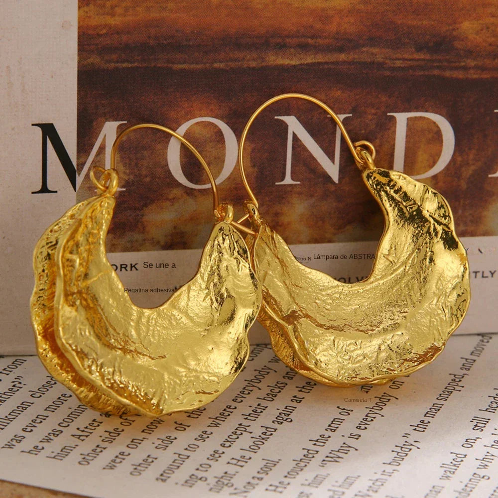 Pendientes vintage de plata y oro