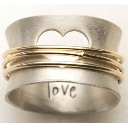 Anillo vintage de amor precioso