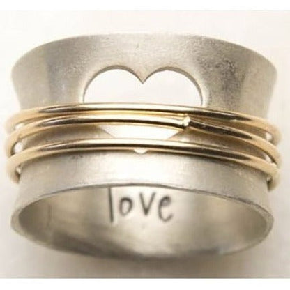 Anillo vintage de amor precioso