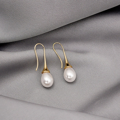 Aretes de Perlas en Gota