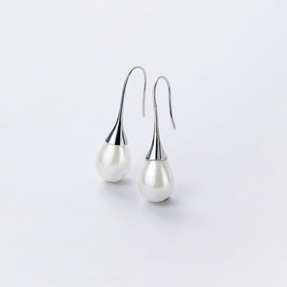 Aretes de Perlas en Gota