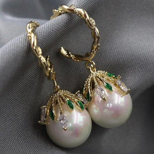 Pendientes Elegantes de Perlas Malia