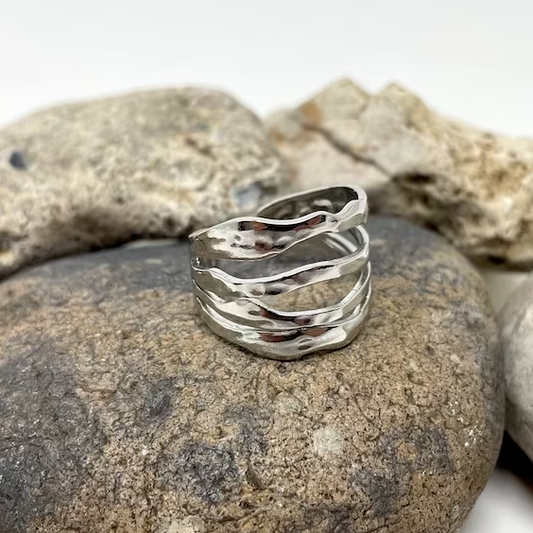 Anillo de Plata Ajustable Vintage