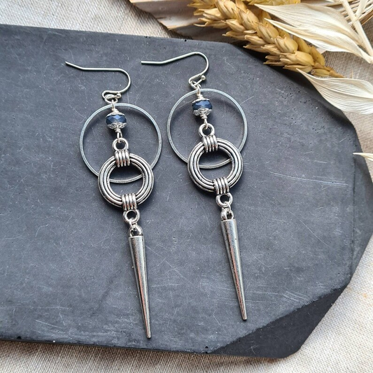 Pendientes de Plata Vintage Colgantes