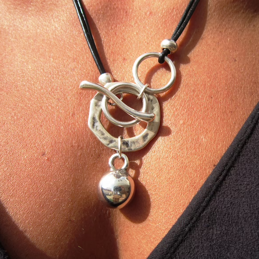 Collar de plata vintage