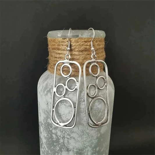 Pendientes de Plata Huecos Vintage