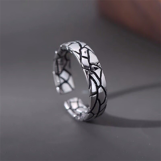 Anillo de Plata con Balanza Vintage