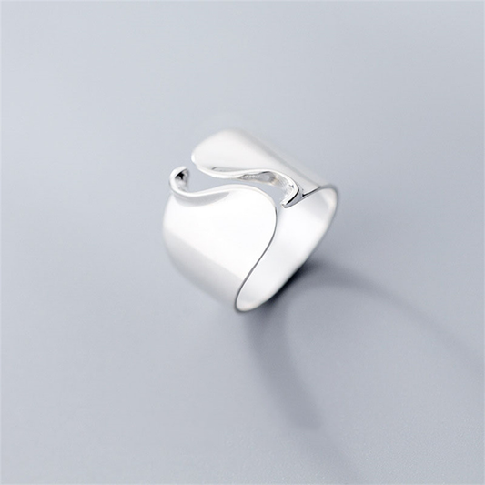Anillo vintage de plata refinada