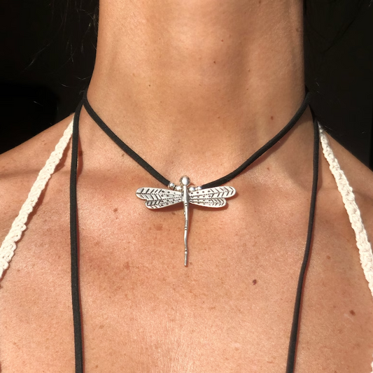 Collar Vintage de libélula