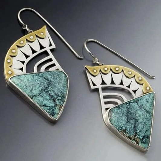 Pendientes de corona romana vintage