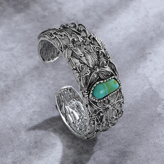 Pulsera vintage de piedra turquesa