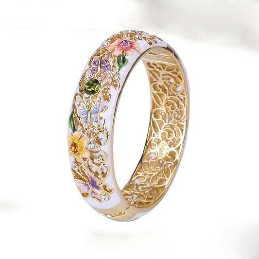 Anillo de oro vintage de la naturaleza