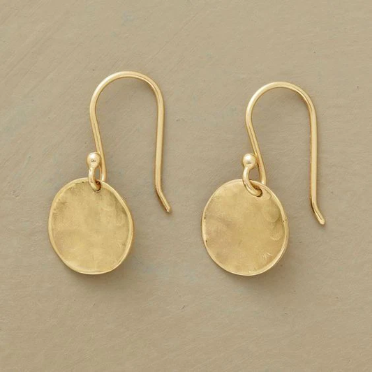 Pendientes vintage bañados en oro