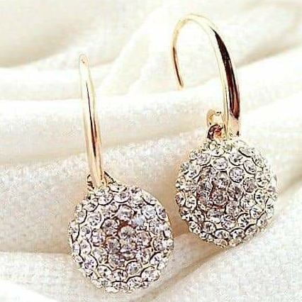 Pendientes vintage Bright Drop en oro