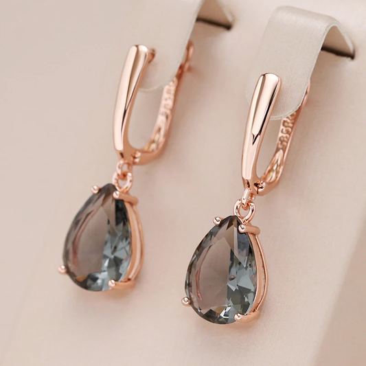 Pendientes Vintage Caída de Oro