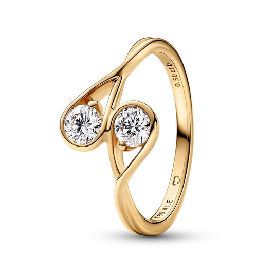 Anillo Oval de Cuarzo Vintage