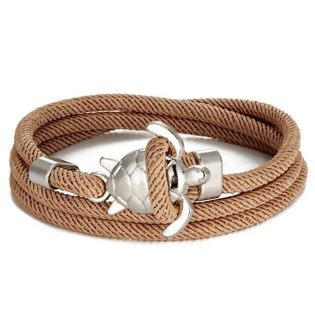 Pulsera de tortuga marina hecha a mano