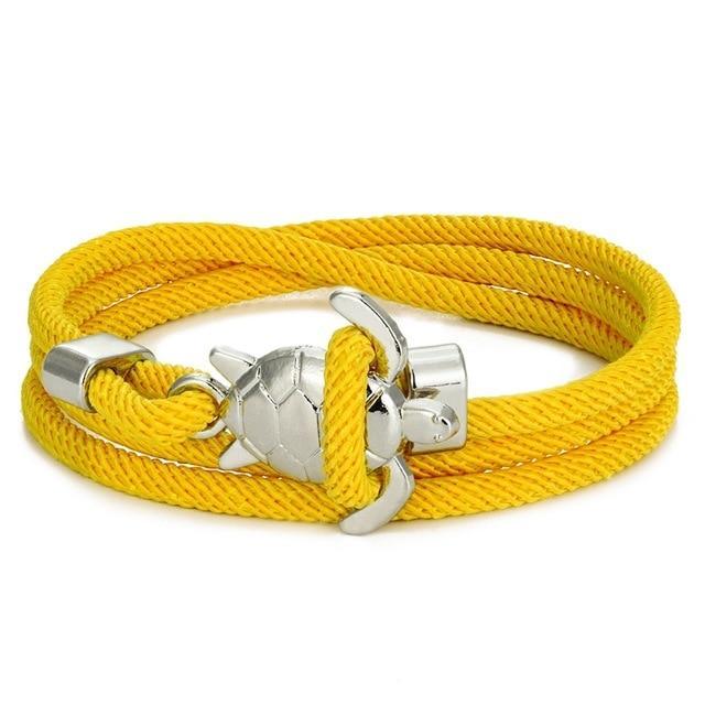 Pulsera de tortuga marina hecha a mano